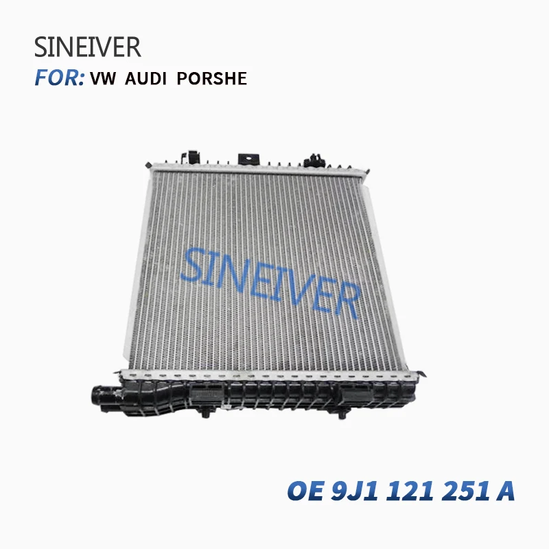 Porsche Audi E-Tron GT Engine Coolant Radiator 9J1121251A for