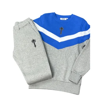 Source New Launch Very Unique Trapstar Chenille Decoded V stripe Hoodie  Tracksuit Royal Blue/White Cotton Fleece O Neck Sweatshirt Pant on  m.alibaba.com