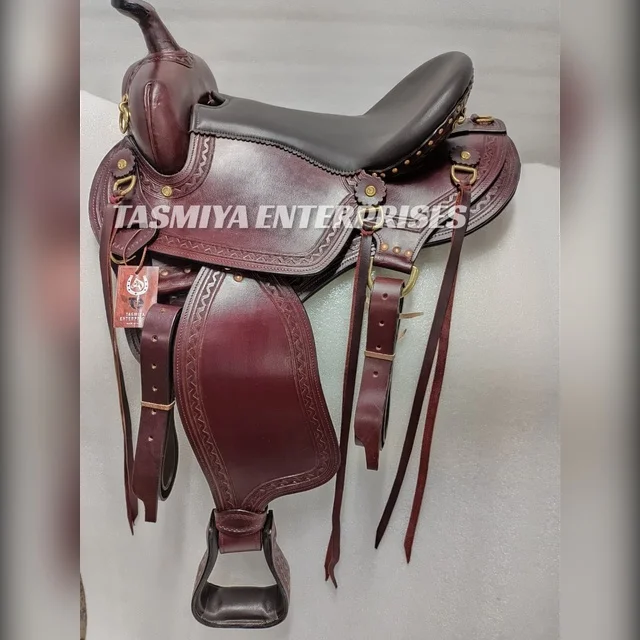 High Quality Western Leather Endurance Saddle New Design Horse Saddle
