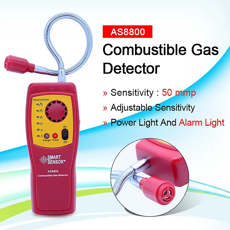 Smart Sensor AS8800 Combustible Gas Leak Detector