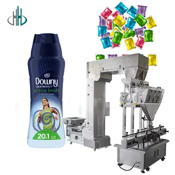 HC Excellent performance High-speed filling granule Laundry Condensation Beads bottle filling machine