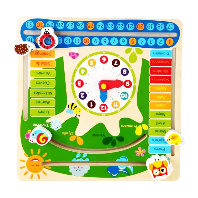 Wooden Clocks For Busy Boards Buy Wooden Toy Board toy Calendar
