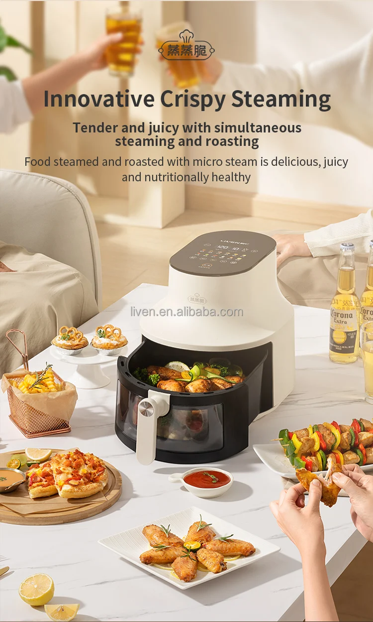 6l General Electric Round Deep Hot Multi Oil Free Air Fyrer Fryer With