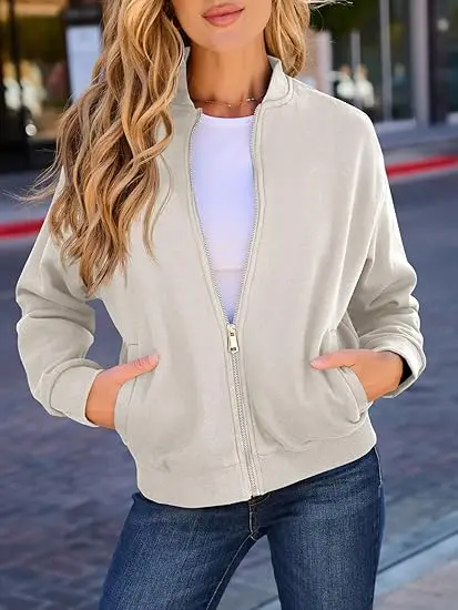 Langarm-Kapuzen pullover mit Rippbundchen ubergrob dicke  Damen-Kapuzenpullover und Sweatshirts Fleece Damen-Sport-Sweatshirt - Main Image