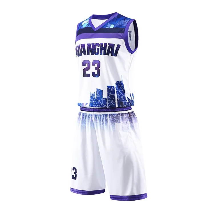 Customized Design Youth Basketball Uniforms Reversible Basketball