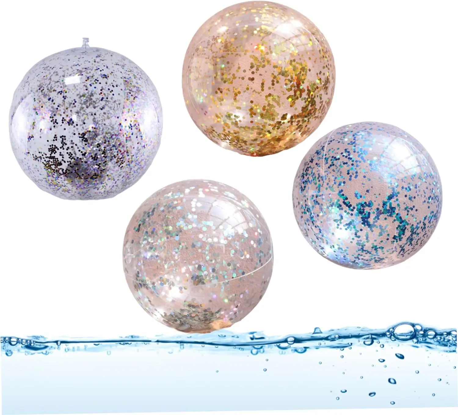 Glitter Inflatable Volley Ball Set main image 0