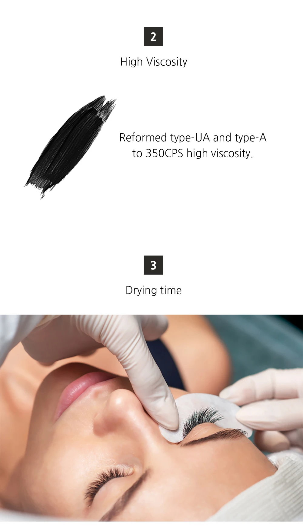 COS Type A+ RINAKOREA The glue with high satisfaction for stability ...