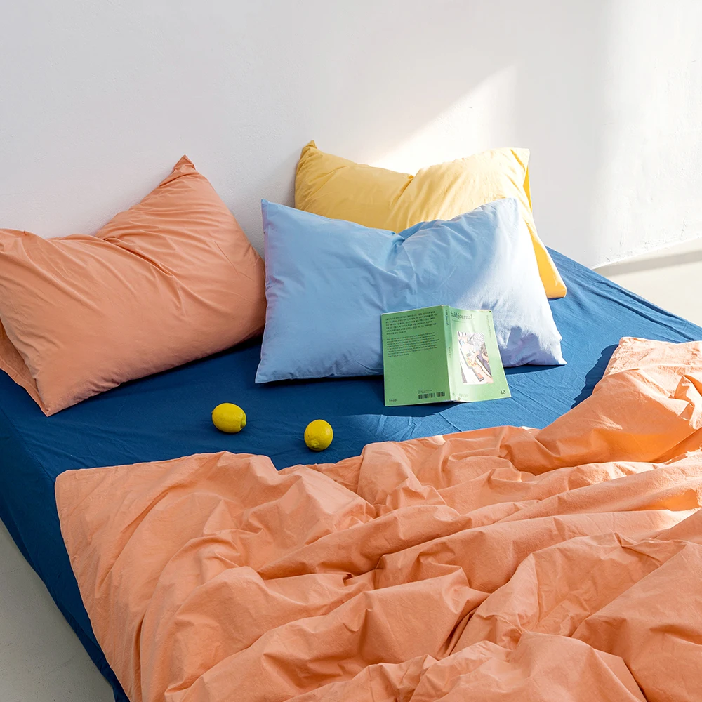 PureCotton 100% хлопковое пододеяльник для био-стирки Премиум Мягкая текстура высокого качества различных цветов сделано в