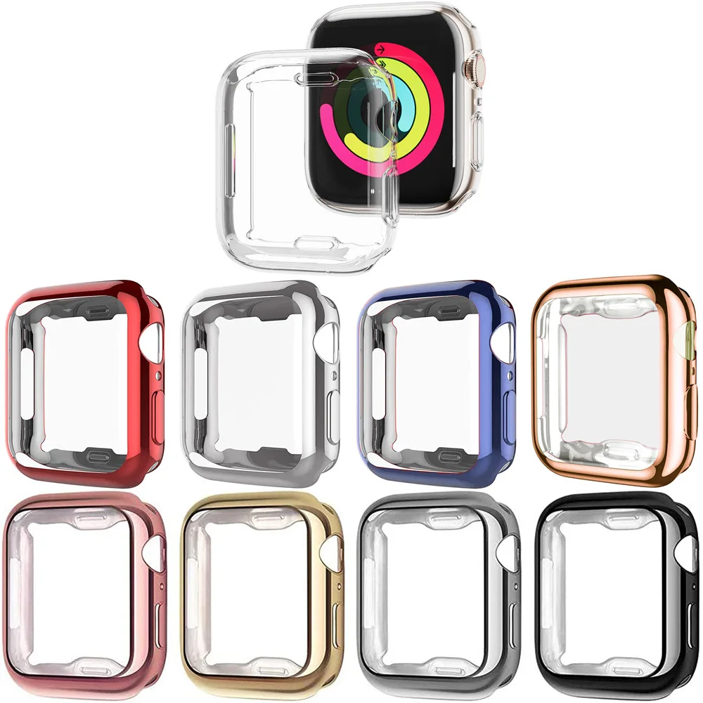 Hot Sales Tempered Hard Full Screen Protector Watch Cover Case For