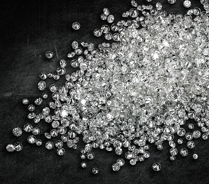 Small Sizes 0.7-4.2mm Natural round Brilliant Loose Diamond Melee EFGH VVS-SI White Fancy Color Stock Price Per Carat