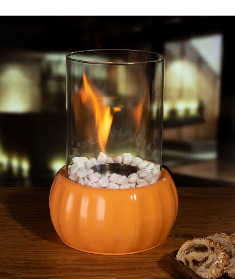 Outdoor Portable Desktop Fireplace Camping Bioethanol Freestanding