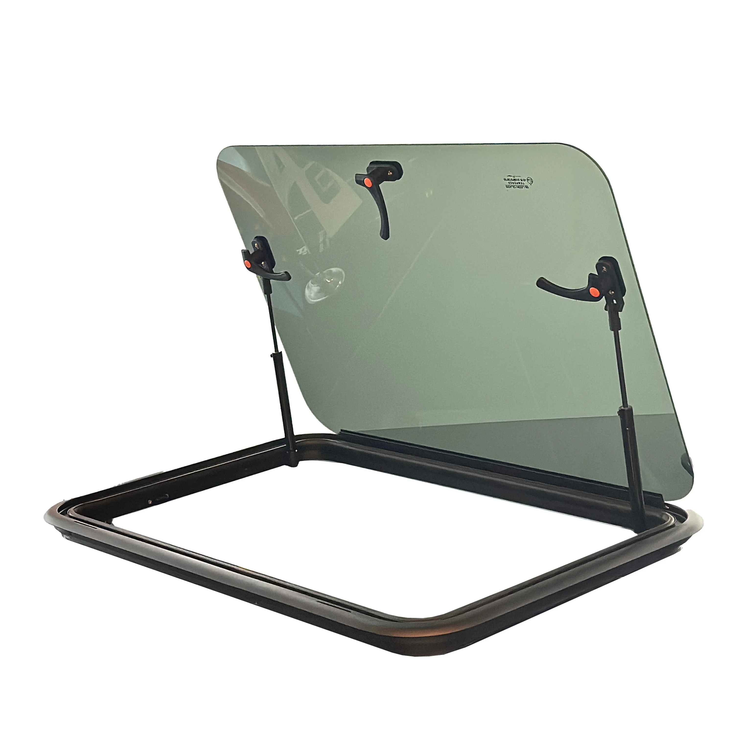MS24-CW Recreational Vehicle Replacement Top Hung Hinged Window 50 cm X 70 cm with Stoplift Special Gas Strut Made in Turkey RV