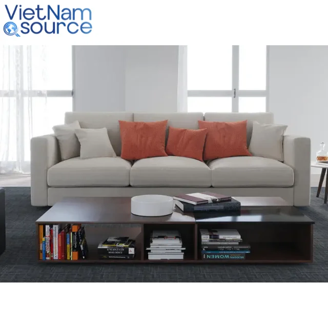 New Design 2024 Modern Simple Furniture Living Room Sofa Set Modern White Linen/Modular Fabric Sofa Set - Vietnam Source