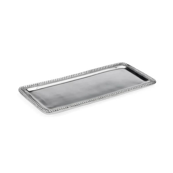 Metal Aluminium Drink Serving Tray Dining Table Decoration Luxury Metal Aluminium Water Glass