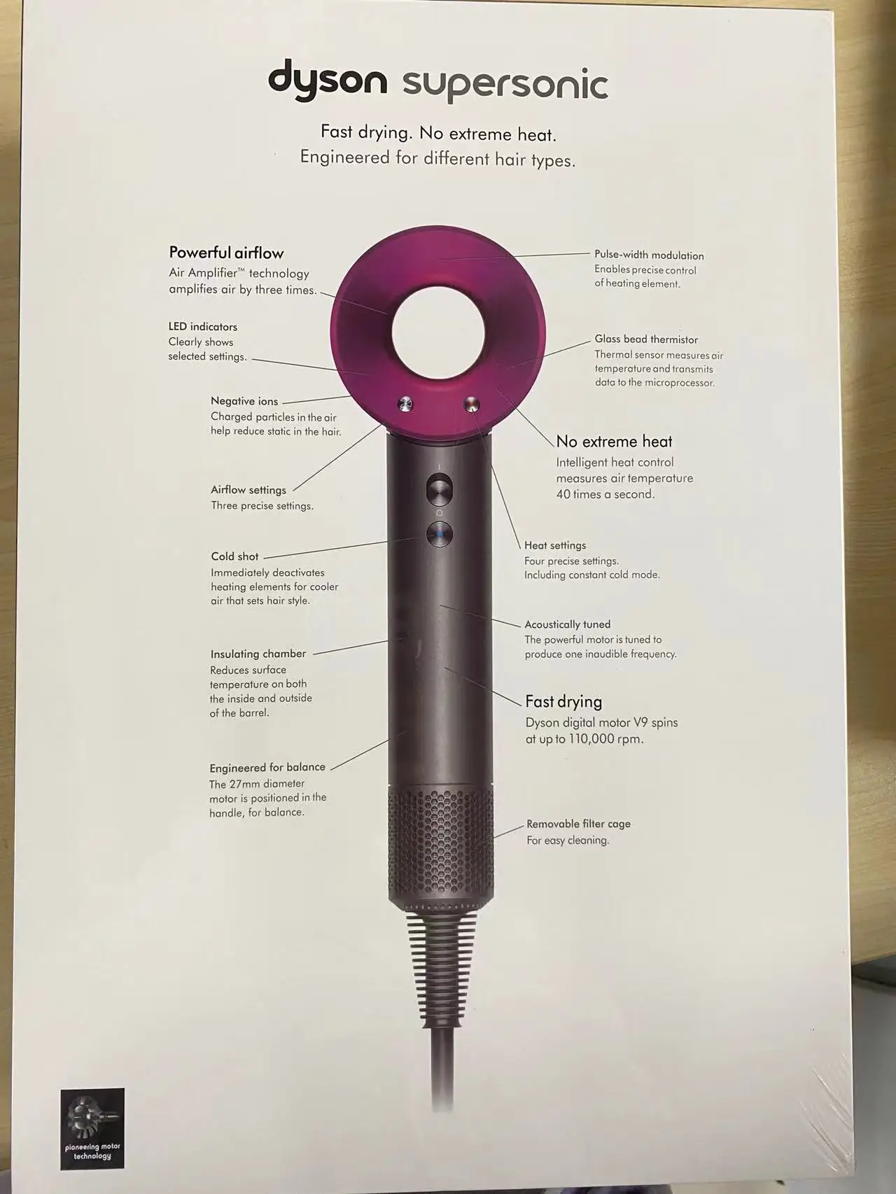 2022 Super Quality Dysons Supersonic Hair Dryer With Hair Dryer