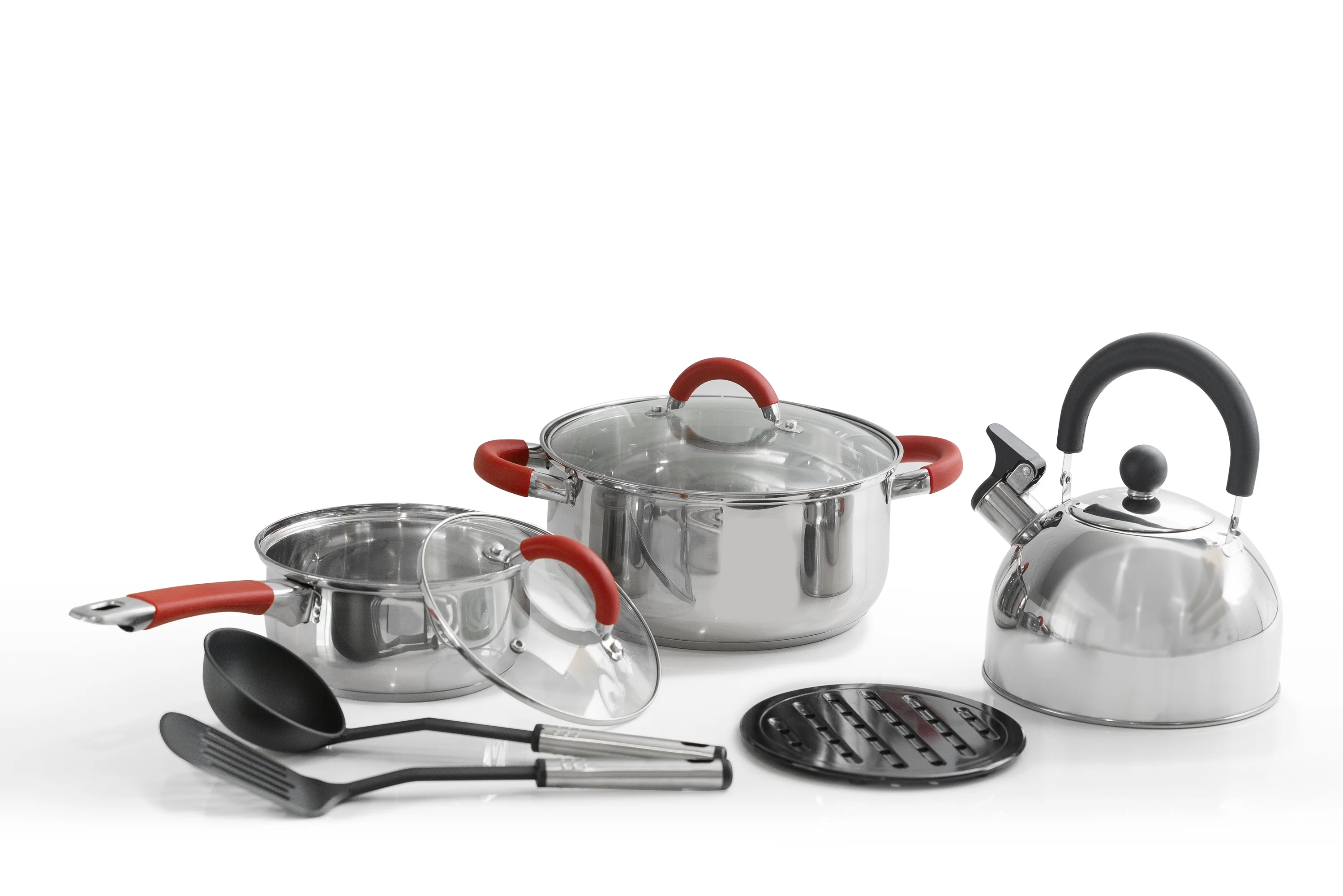 Fast Heat Distribution 22 X 11 Cm Casserole W/lid Modern Metal