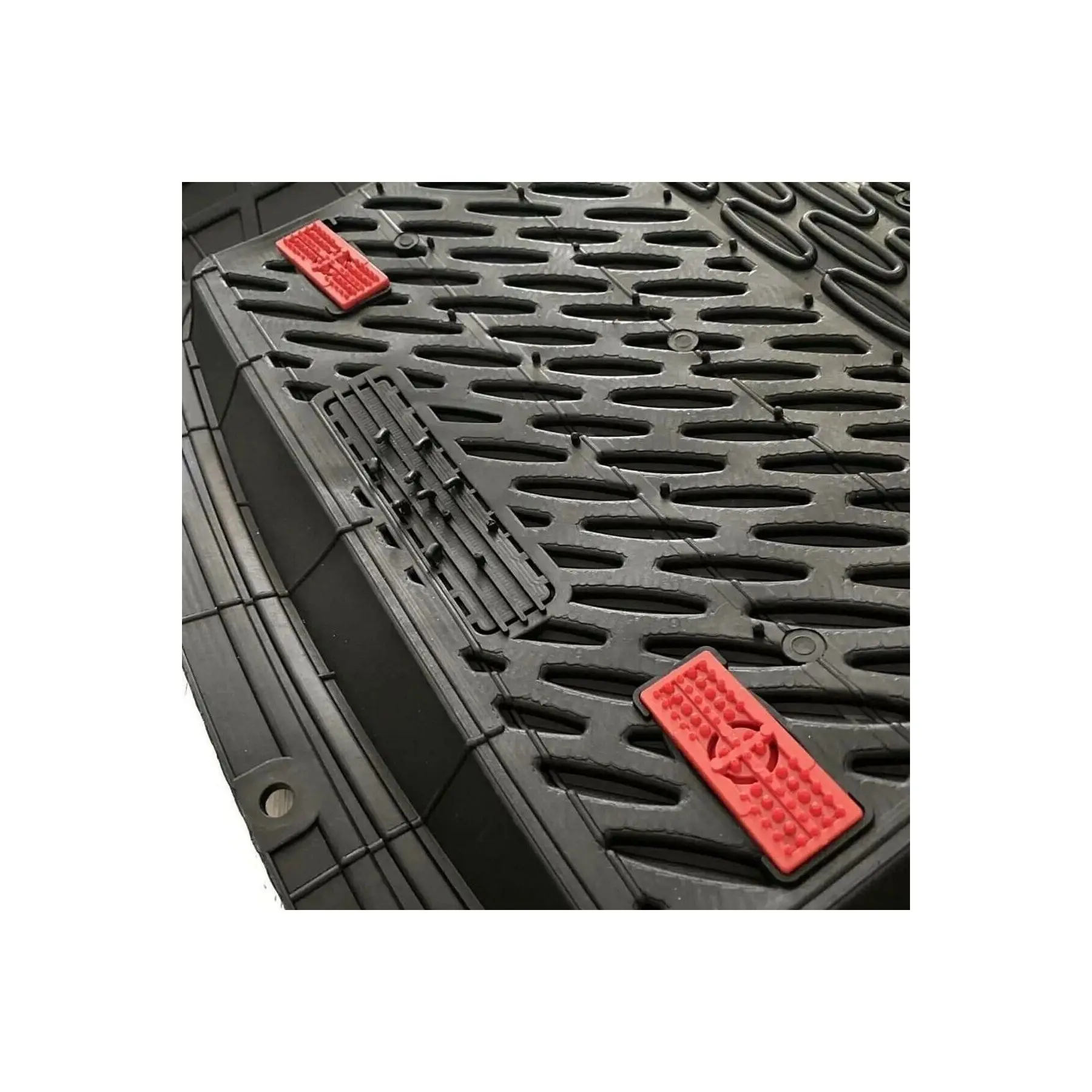 Daihatsu Cuore Compatiible 3D Pool Mat Set Sapphire Black Chrome Blue Car Mats