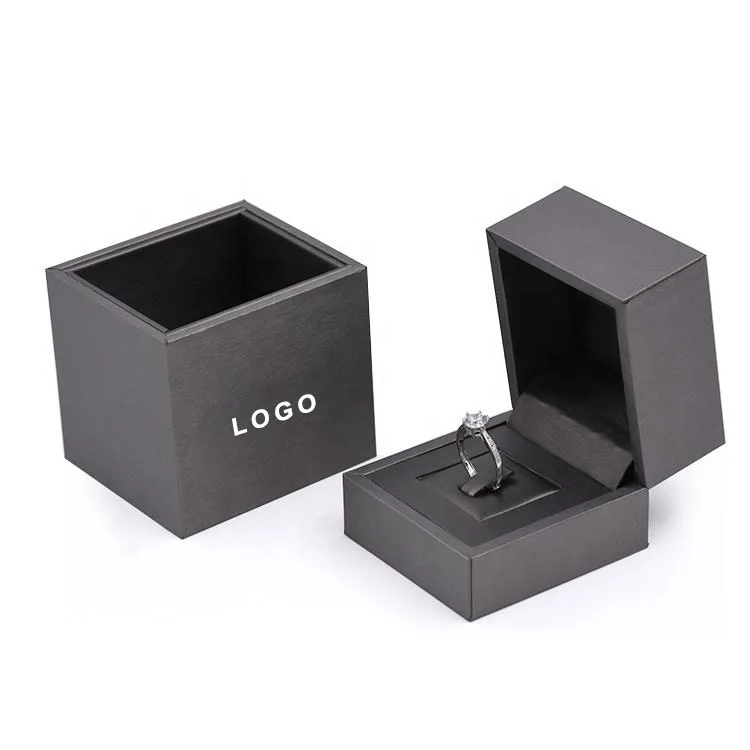 Оптовая продажа изготовленный на заказ высококачественное кольцо ожерелье кулон розовый ящик коробка для украшений бархатная кожаная упаковка Подарочная ювелирных