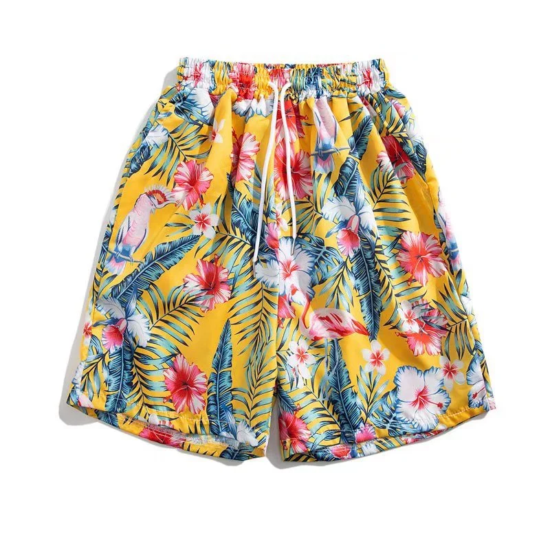 Summer Shorts Loose Refreshing Quick-drying Shorts Inflatable Basketball Fashion Casual Sports Beach Swimming Trunks