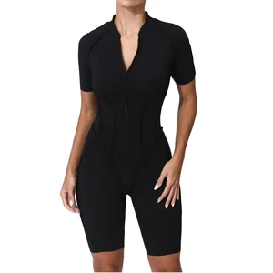 Custom Women's Quick Dry Breathable Yoga Exercise Tights Sexy Gym Fitness Wear-Sports Bodysuit & Jumpsuit