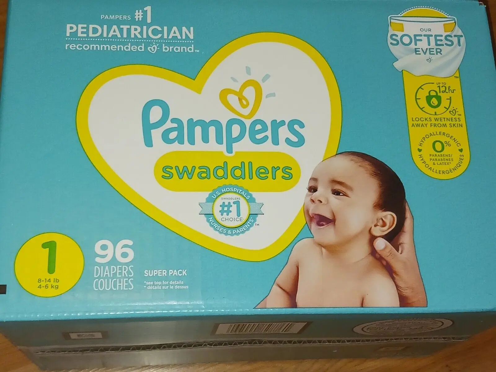 Avail Best Deal On Pampers Swaddlers Newborn Diaper Size 1 96 Counts