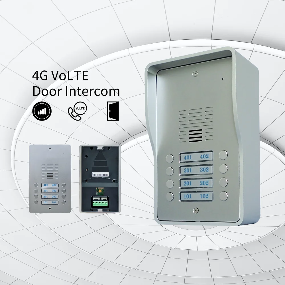 Door Intercom System 4g Wireless Multi-tenant Intercom - Buy Sim Mobile ...