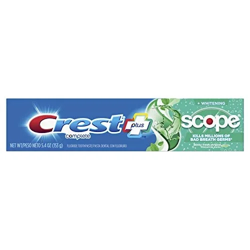Crests + Scope Complete Whitening Toothpaste,Minty Fresh Buy Crest