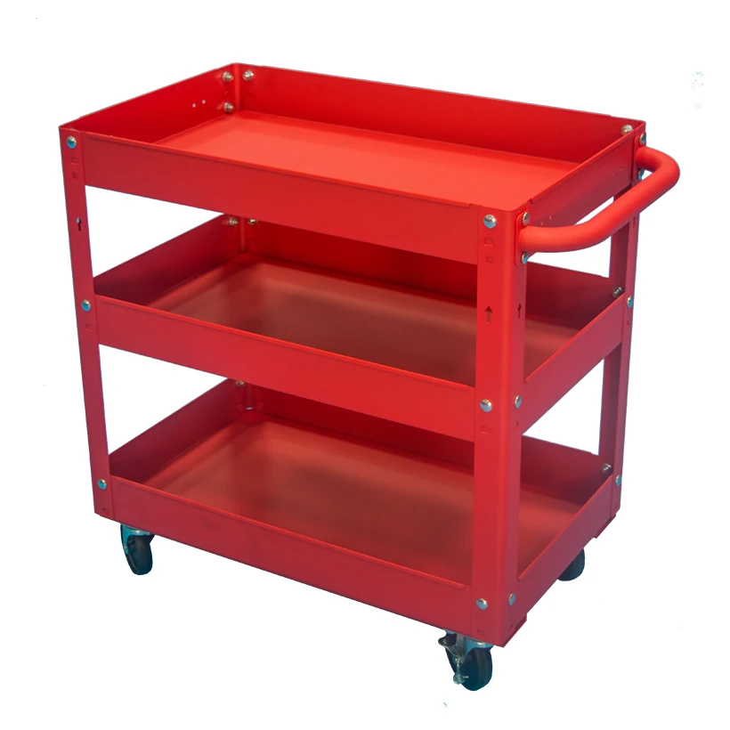 Rolling Tool Cabinet 71cm Trolley With Handle And Wheel Tool Storage ...