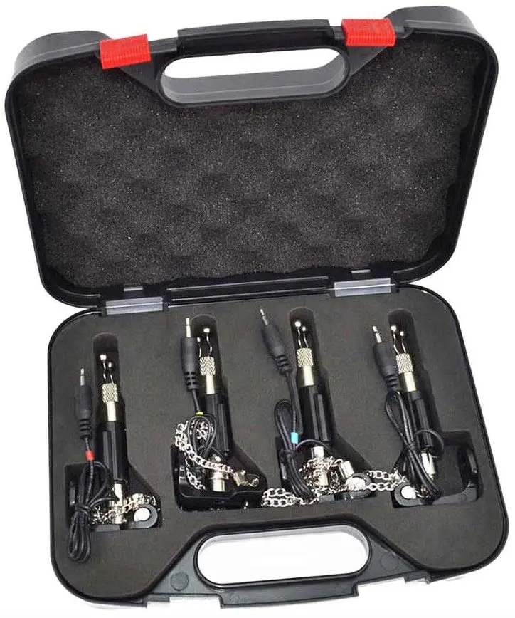 Fishing Swingers Drop Indicator 4pcs in Zipped Protection Case