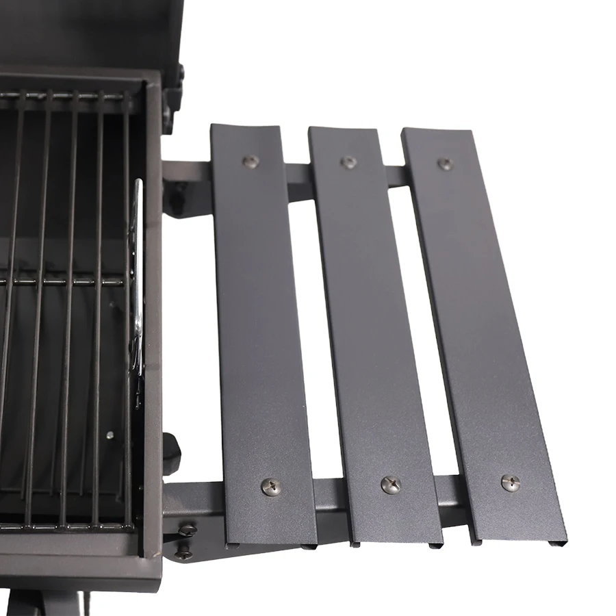 product outdoor picnic charcoal lump barrel grill barbecue smoker outdoor charcoal bbq grills for family party-3