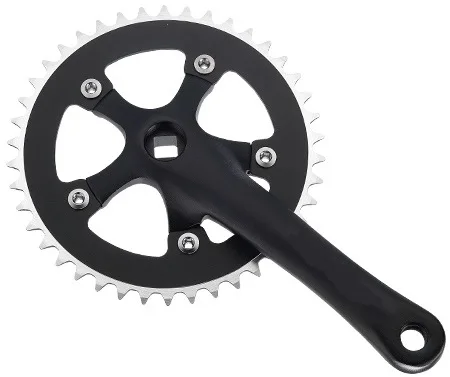 Alpina Track Crankset Durable Alloy Bike Components