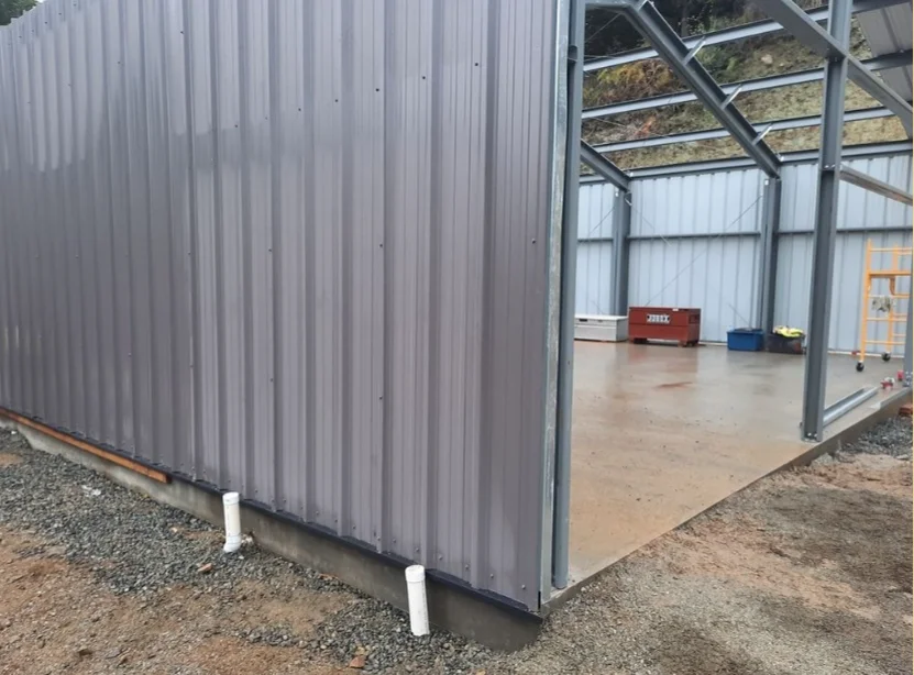 Steel Structure Warehouse with Durable Column and Beam for Material Storage
