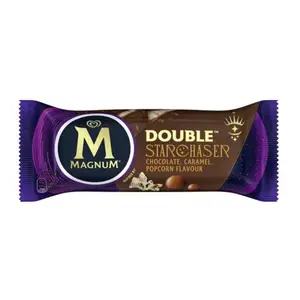 Double Chocolate and Ganache Ice Cream Tub Magnum Double Gold Caramel Ice Cream Sticks 3x85ml