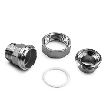 Stainless Steel 304/316L Welding& Female Threaded Flat Face Union Pipe Fittings Hydraulic Union