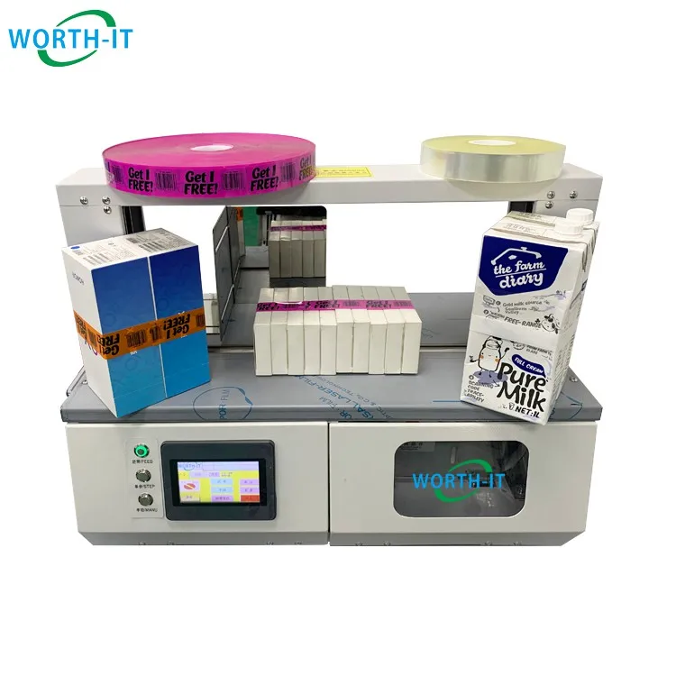 Bank Note Bundle Edge Banding Machine Paper Tape Banding Machine