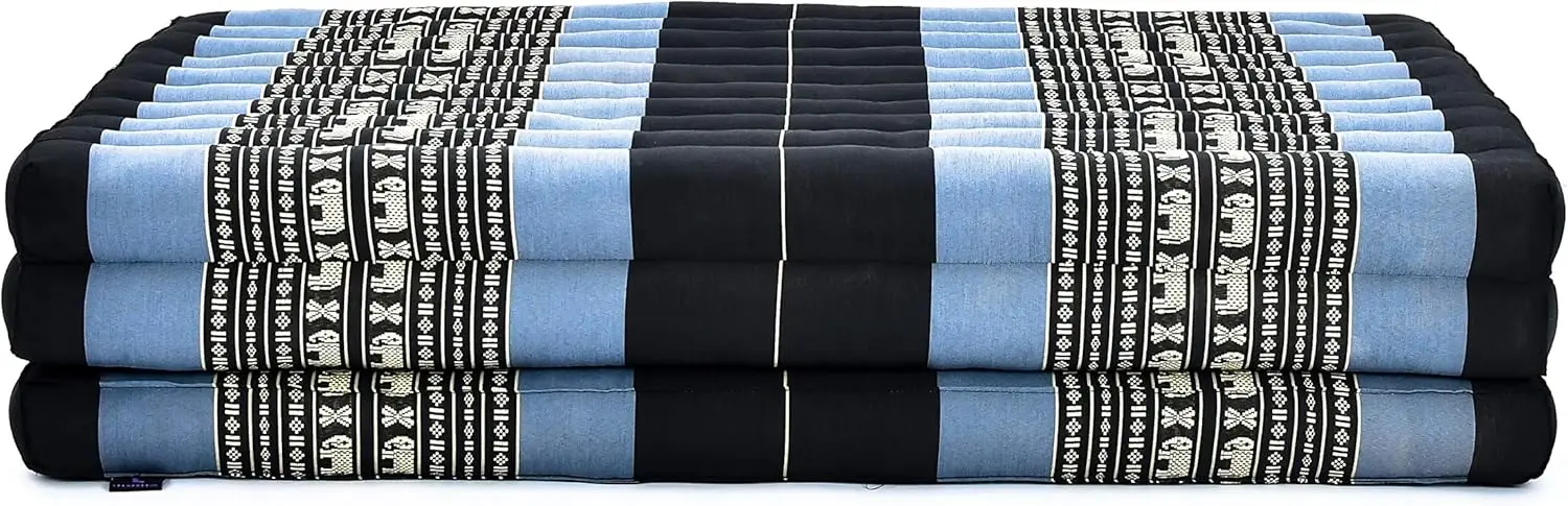 Trifold Mattress Comfortable Thai Massage Pad Foldable Relaxation Floor Mattress with Eco-Friendly Kapok