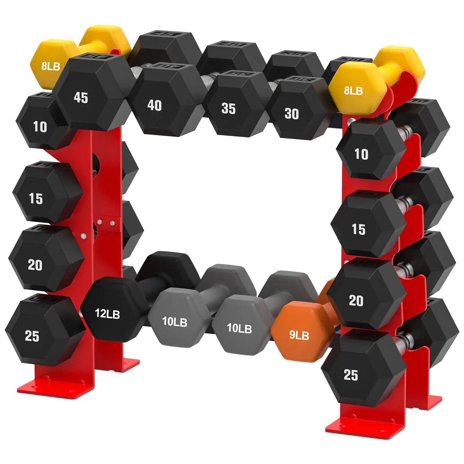 Long-Lasting Non-Slip Dumbbell Rack for Rehabilitation for Benches and Racks product detail 2