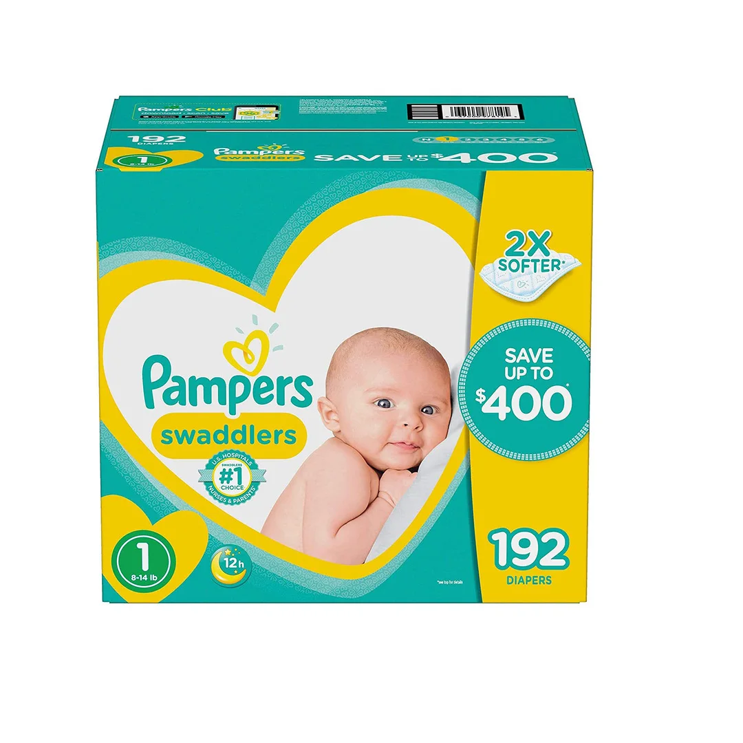 Pampers Swaddlers Newborn Diaper Size 0 84 Count - Buy Pampers ...