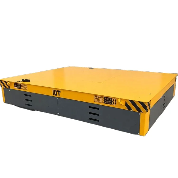 Wireless Remote Control Material Handling Trolley Trackless Electric Motorized AGV Transfer Cart