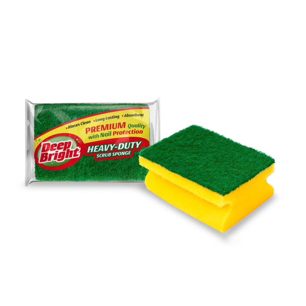 DEEP BRIGHT JUMBO SPONGE SCOURER WITH NAIL SAVER 1S TURKEY