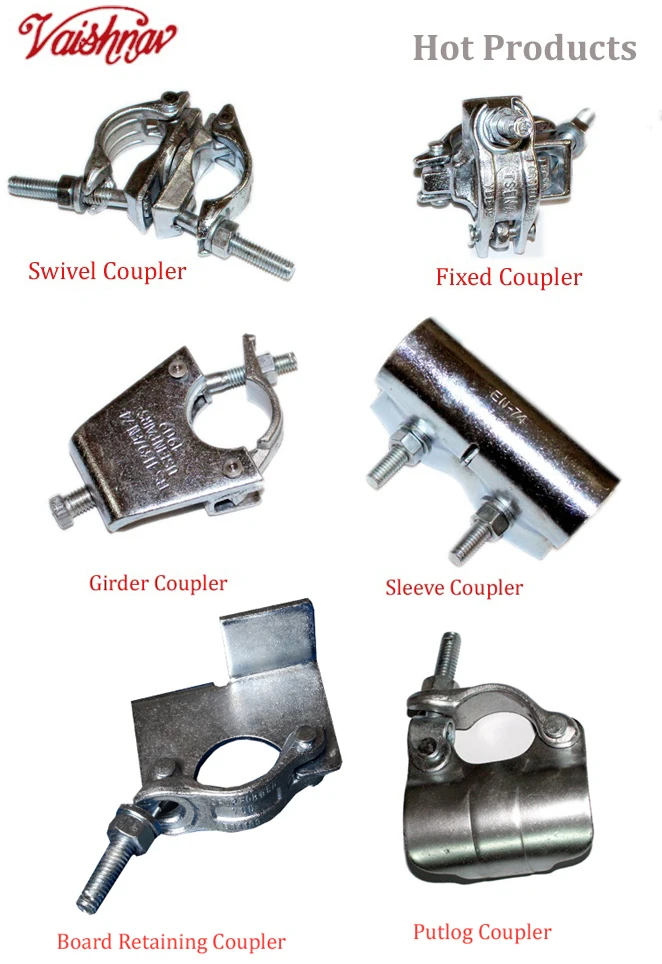 Load Capacity Coupler Scaffolding Grave Lock Coupler Beam Clamps For 48 ...