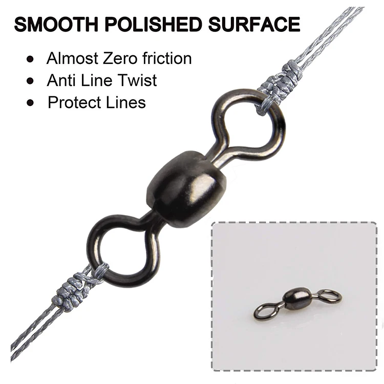 Offshore Trolling Fishing Swivel Crane Swivels Stainless Steel Fishing ...