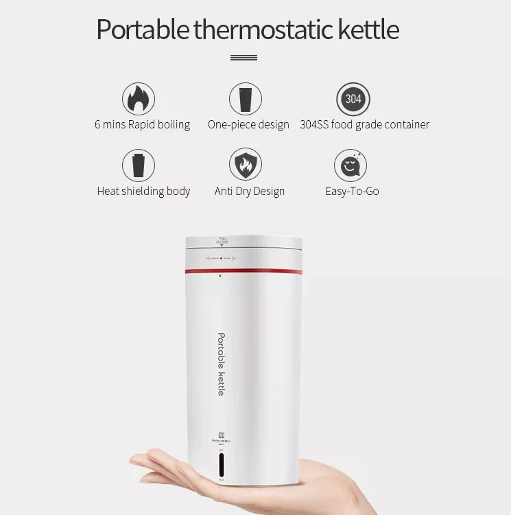 2022 300ml Fast Boil Electric New Model Kettles Cordless Home Heating ...