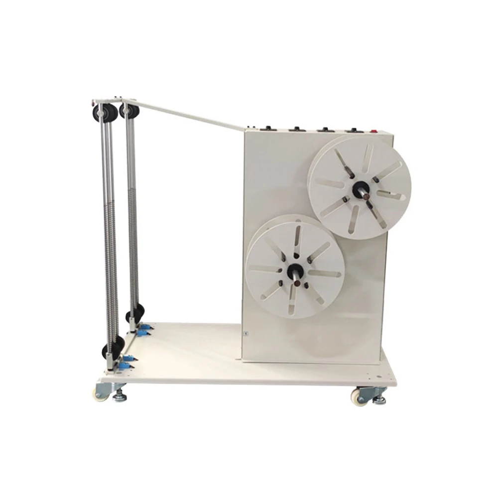 Automatic Flat Cable Reeling Machine Cable Dispenser Four Wires Cable Pulling Machine Loading-bearing 15kg for Each Feeder Reel