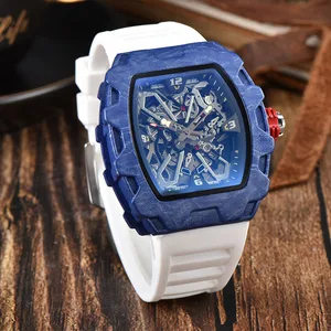 2026New Custom High-quality Luxury Fashion Trend Women's Mechanical Watch Waterproof Silicone Strap Men's Automatic Couple Watch