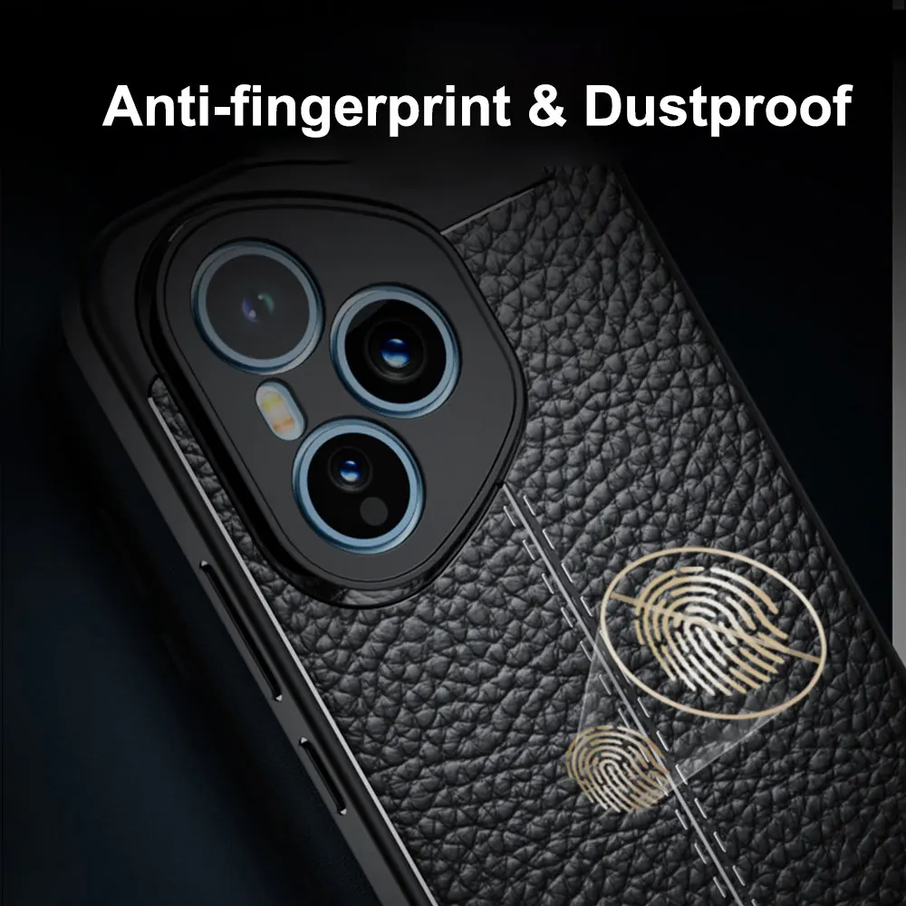 product case for honor 400 genuine leather shockproof anti fingerprint  dust resistant full protection for screen  camera laudtec-6