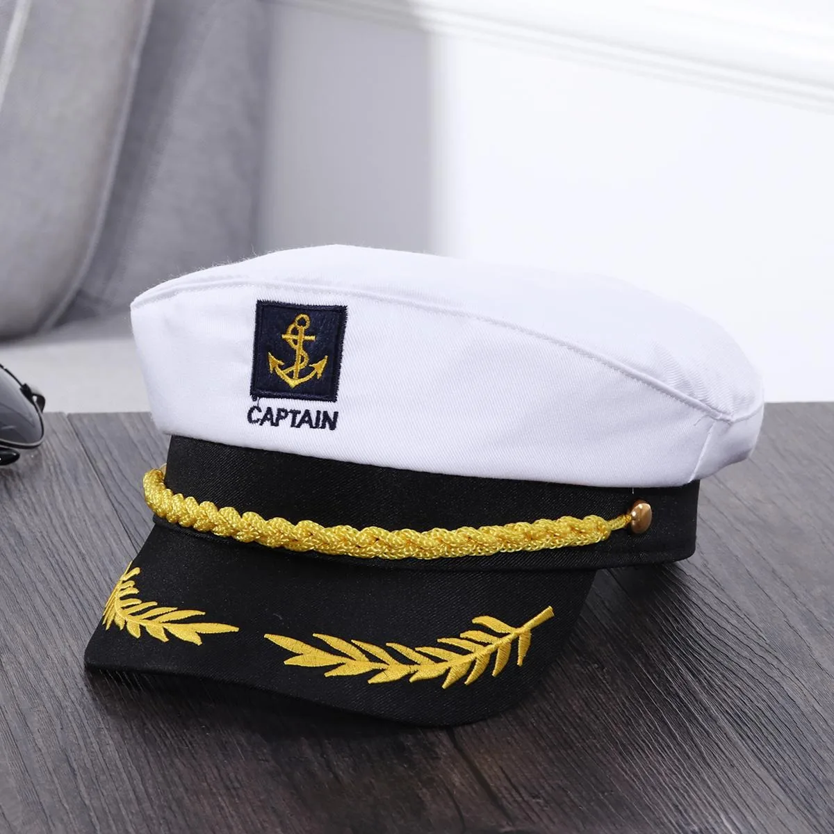 徽标绣字蓝边飘带海军情趣水兵帽万圣诞节狂欢儿童舞会派对水手帽-阿里巴巴
