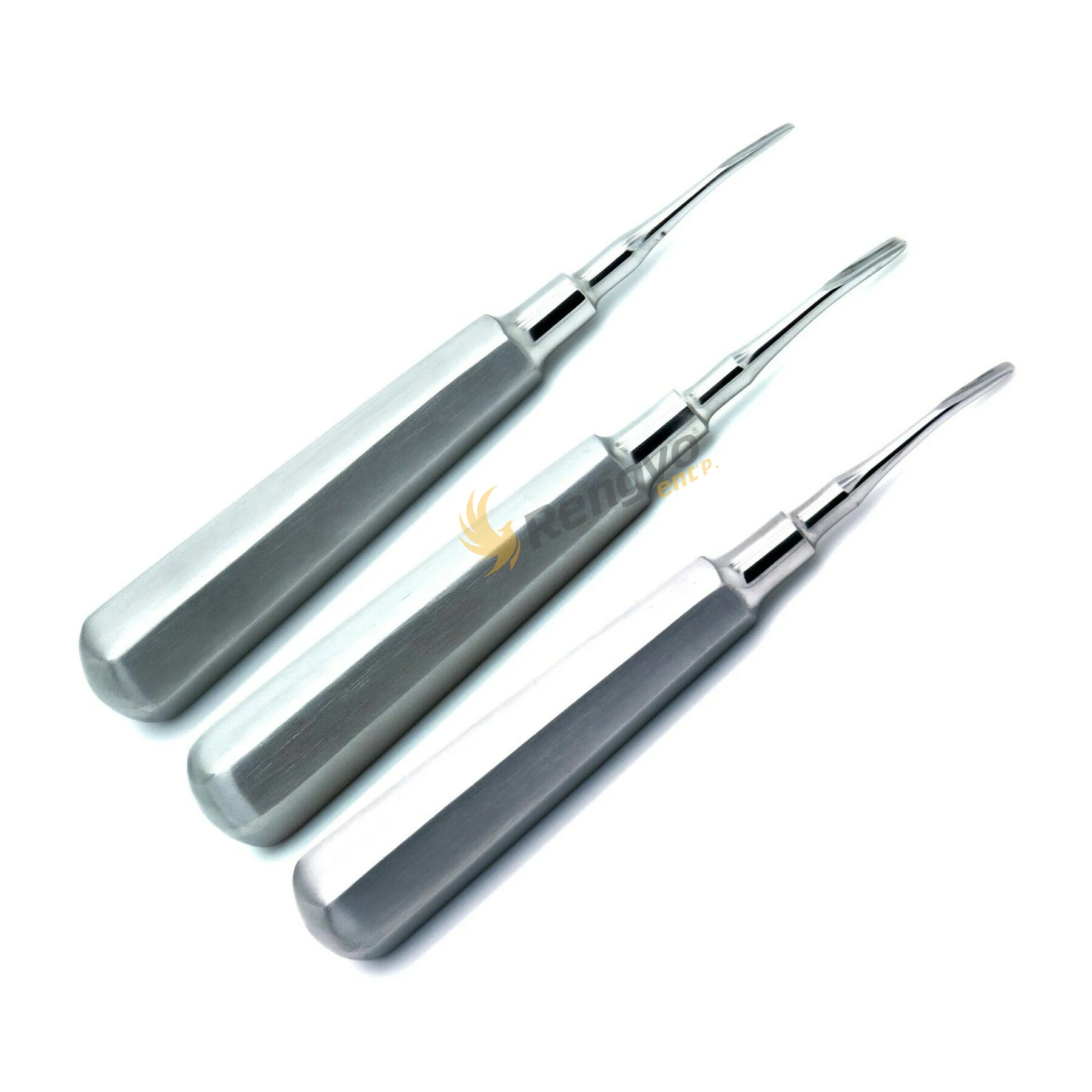 Dental Elevator Surgical Root Instruments Curved Tip 2mm,3mm,4mm New