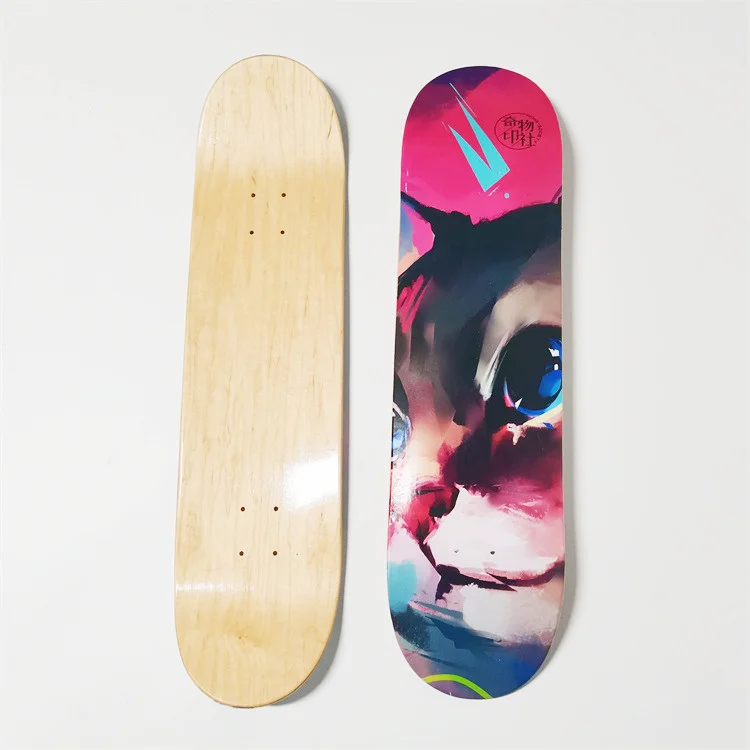 Skateboard Par Canadian Maple Skateboard Deck With Graphic Customized