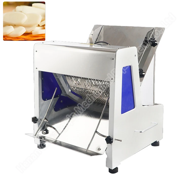 Balery Equipment 12mm 220V Stainless Steel Commercial Automatic Electric  Bread Slicer 31 PCS - China Bread Slicer, Toast Cutter